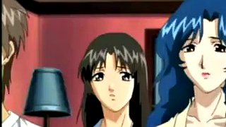 Japanese hentai mom rough gangbang