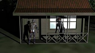 Busty 3d bebek sikikleri bir zombi dışında