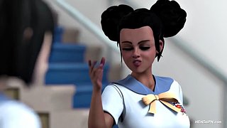 3D Hentai Siłownia Zawody Seks Pozycje