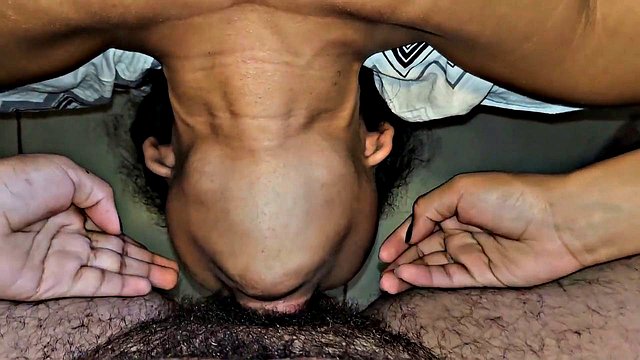 Brunette Latina Gags on Massive Interracial Cock in Wild Face-Fuck Before Explosive Cumshot