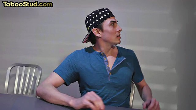 Taboo stud throat fucked by step uncle inspector before facial