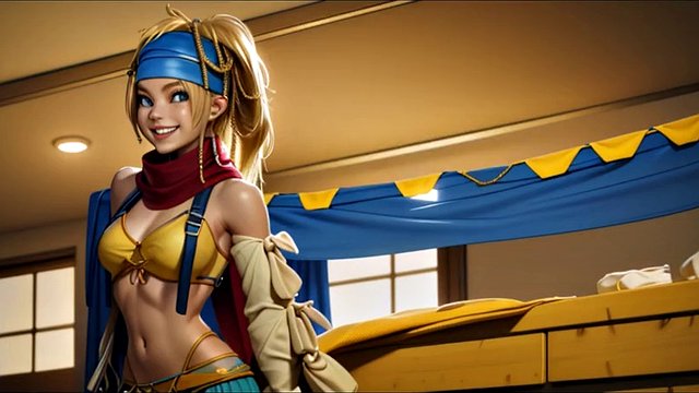 AI generated Rikku (Final Fantasy X)