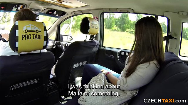 Czech Taxi E07: Triple female orgasm