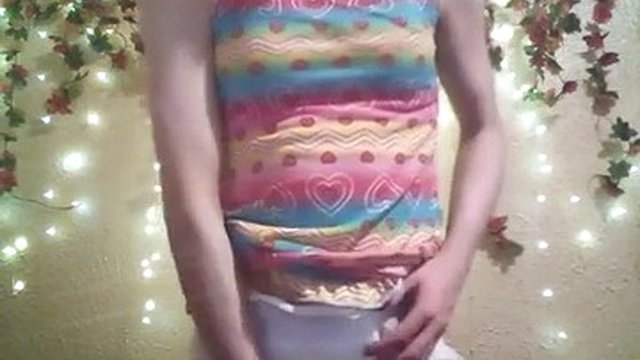 Millie plays in her diaper and plays in it!