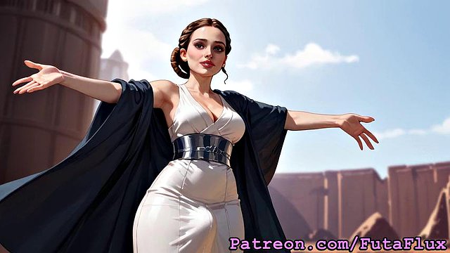 Futanari padme amidala masturbating