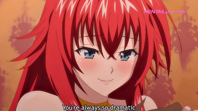 Rias Undresses Slowly Before Giving Issei a Deep & Warm Oral Finish ◇ HENTAI Parody