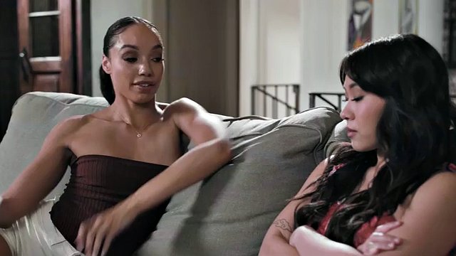 PURE TABOO Surprised teen catches her lusty stepdad fucking her best friend Alexis Tae hard and hard