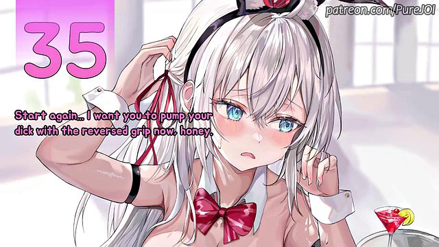 PureJOI Bunny Girl ofrece un regalo espiritual JOI