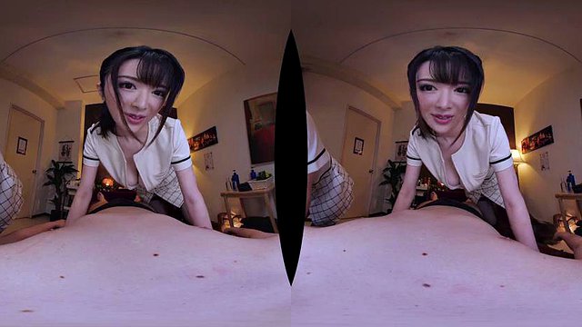 095-1: Cowgirl, Handjob & Japanese VR Porn