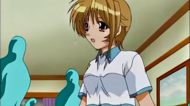 Anime teen fingered and licked