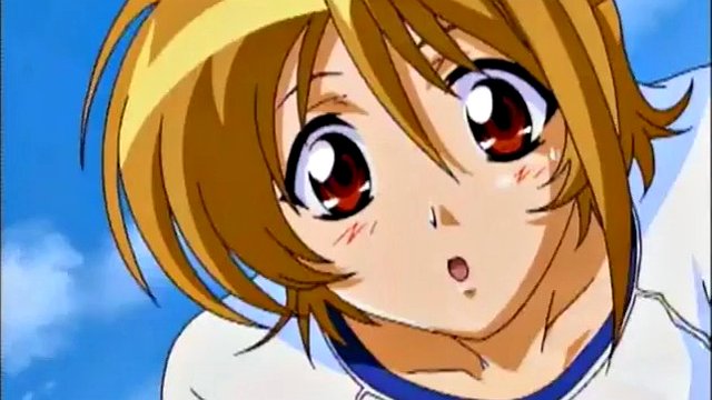 Anime genç parmaklı ve yaladı