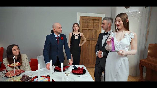 VIP4K. Present from Boyfriend s Daddy: Double Penetration ft. Miss Sunset, Andrew Marshall & Willy Regal: Porn