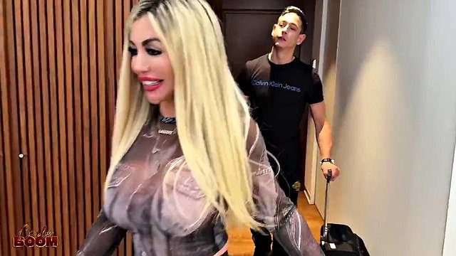My Husband and I Fucked the Hotel Waitress - Carla Boom