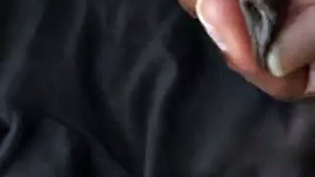 milking precum from a black ebony mushroom cock with veiny close up shots