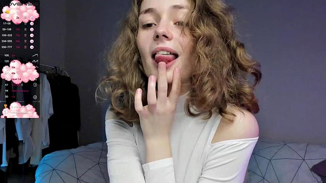 Amateur petite skinny teen webcam solo tease