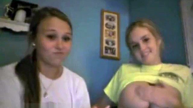 Blonde omegle college busty teen