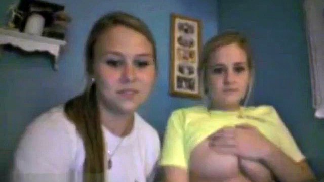 Blonde omegle college busty teen