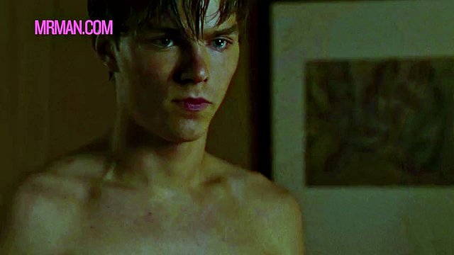 Young gay boy gets a blowjob from an older guy