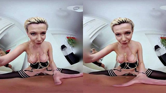 Blonde  Milf: Blowjob, Doggy & Big Tits VR Porn