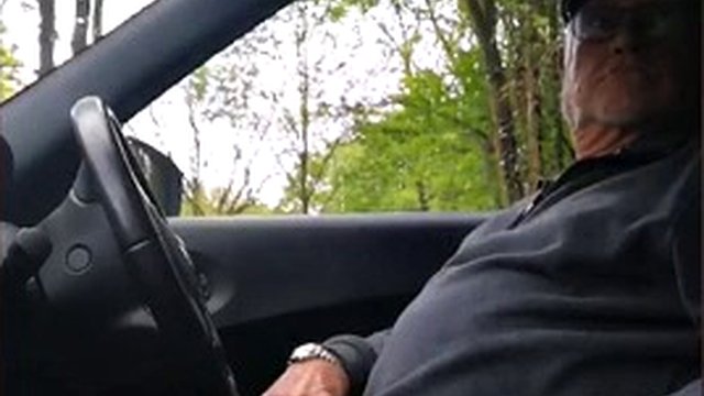 grandpa stroke in car