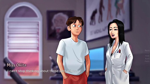 Xrgamer's Anon Pounds Student Miss Okita in Creampie Experiment