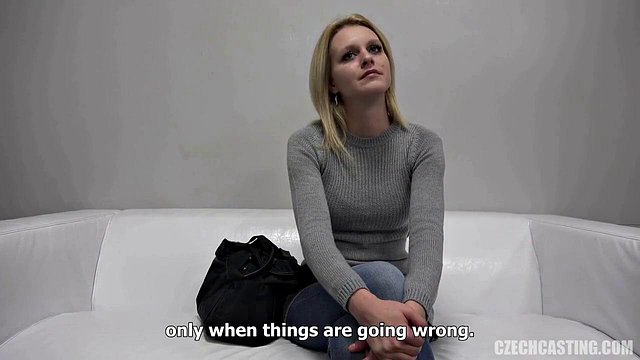 Blonde Veronika Takes Surprise Anal Pounding in Casting