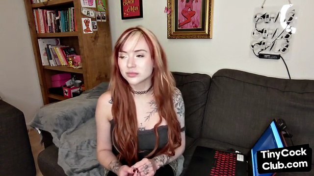 Tattooed amateur babe European SPH solo humiliating talk