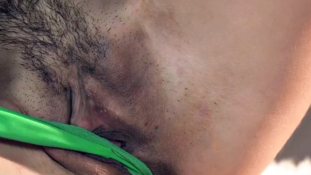 stunning solo babe shrima malati fingers her hairy pussy in closeup
