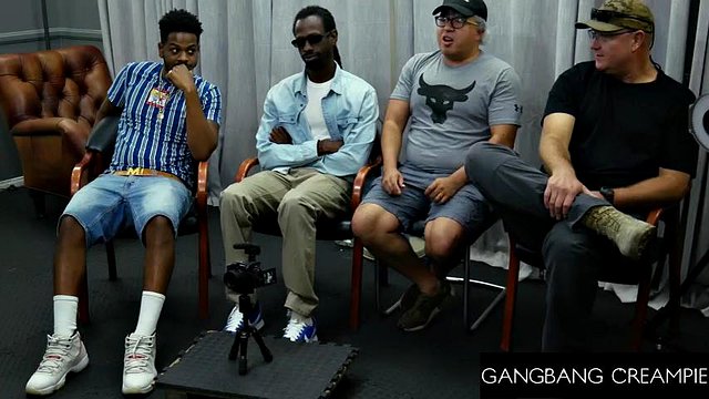 GangbangCreampie - Busty Milf Loves Sucking On Dicks In Blowbang