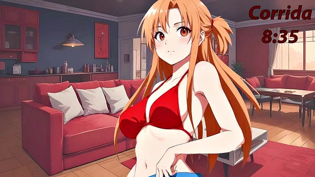 Asuna spagnola JOI CEI hentai. Vuole darti il ​​tuo latte