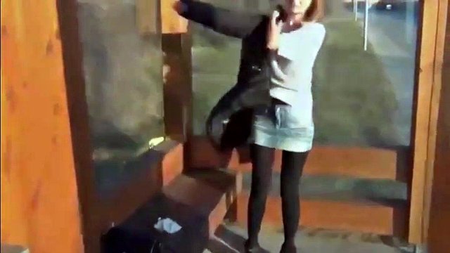 bus stop anal sex