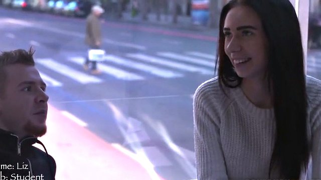 skinny liz heaven deep throats in the middle of public