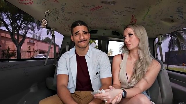 Straight amateur stud fucks tiedup gay in public outdoor van