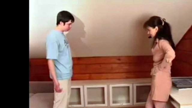 mom fucks his boy hard - watch more videos and livecams on www.naughtygirls666.com