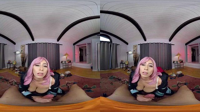 큰 가슴: 구강 성교, 강아지 및 카우걸 VR 포르노