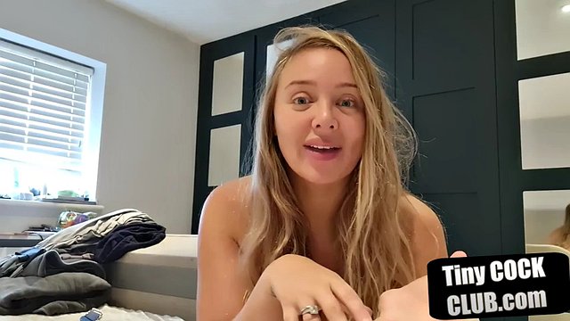 JOI Busty Amateur Babe Solo Dirty Talk στους Poor Little Dicks