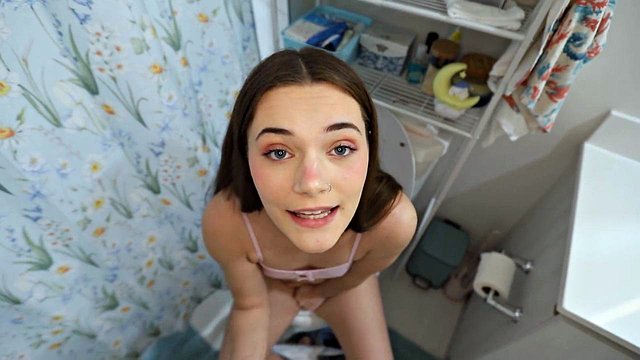 Brunette Teen Interracial Creampie