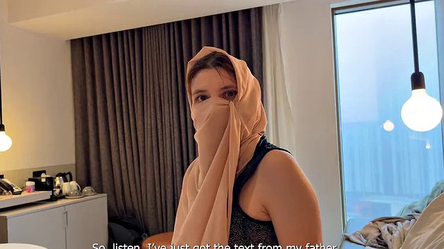 "If you want to marry my father I need to "taste" you first." Naive stepmom was tricked into fucking