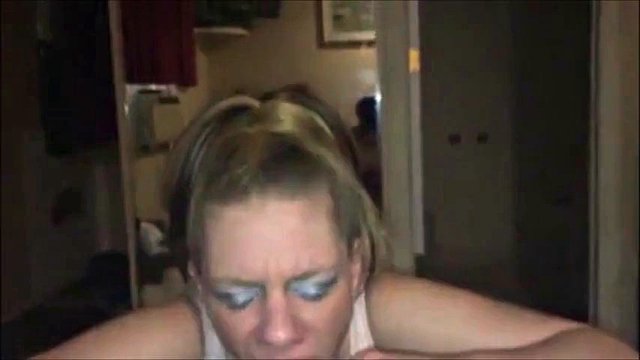 Mature lady sucks bbc and gets cum on her throat