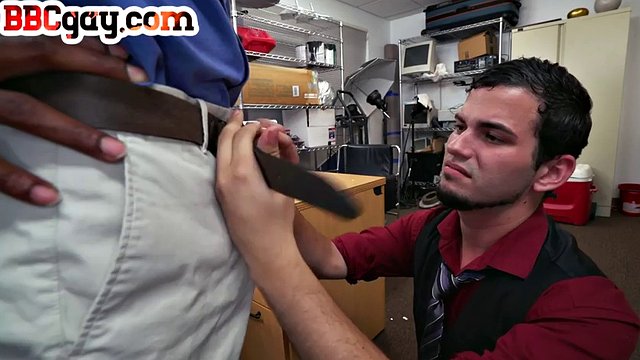 IR bottom stud drilled in the ass by a dominant BBC in the office