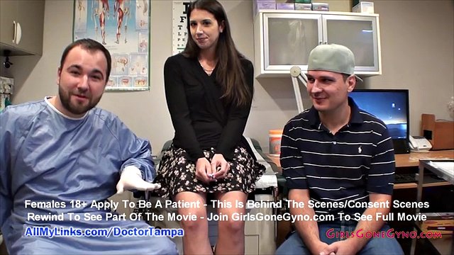 New student Logan Laces gyno exam by Tampa doctor on cam