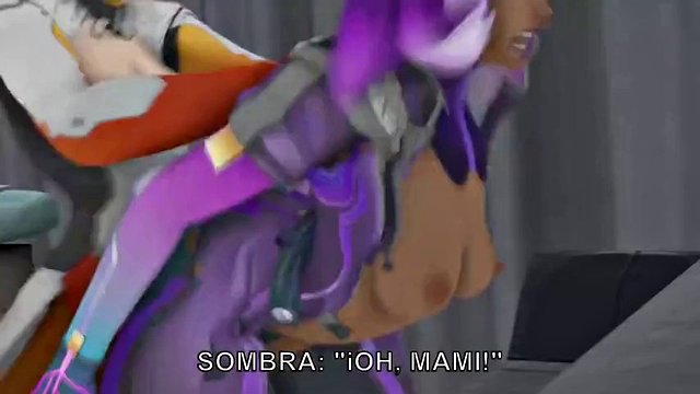 NEW Lordaardvark hentai animation: Futa Mercy using Sombra as a fuck toy