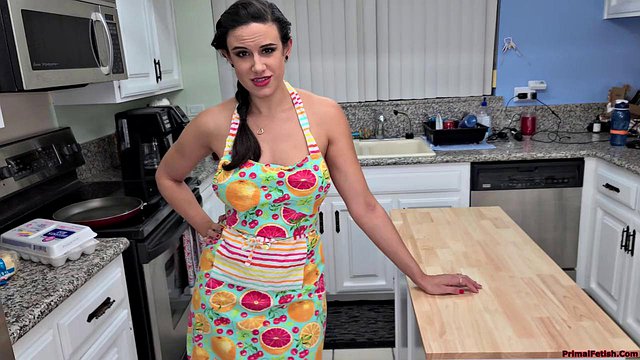 Busty Nudist Stepmom Takes Creampie