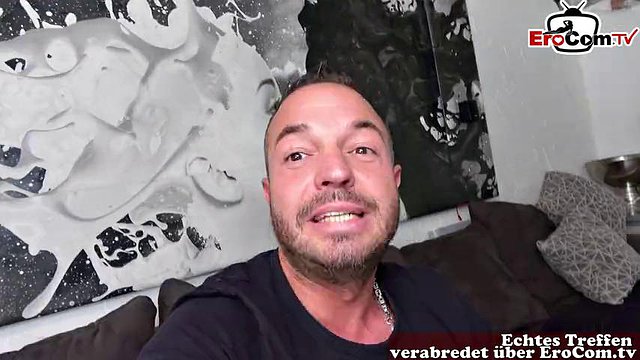 German teen Slut Cathaleya Star meet for real sexdate with surprise creampie