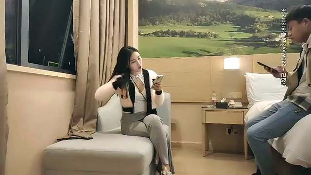 Sledujte pár Hotel - pár, výstřih, porno hotelového pokoje