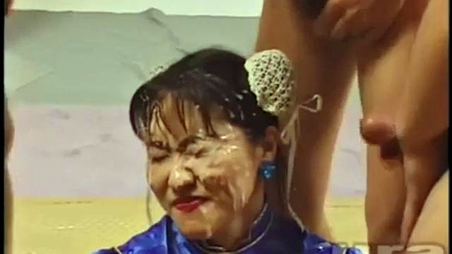 Festival Bukkake Japonês sem censura: Boquete, Chaturbate e Ejaculação Pornô