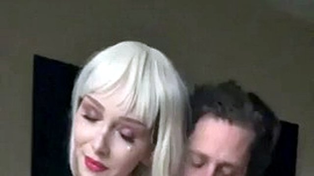 skinny blonde crossdresser