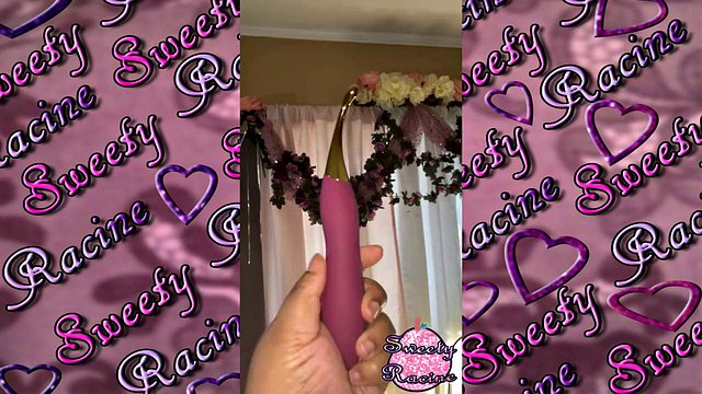Ebony SSBBW Plays with Dark Pussy with Clit Vibe