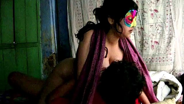 having sex with a big tits ABG in a boarding house