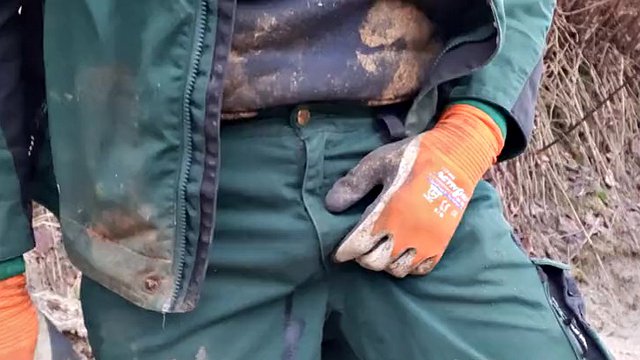 I found a creamy mud hole for my rubber boots